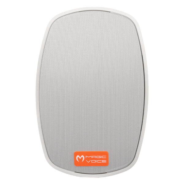 MAGICVOICE MV-23 12 CM 40 WATT 2Lİ TAKIM BEYAZ TRAFOSUZ SÜTUN HOPARLÖR (K0) - Görsel 2