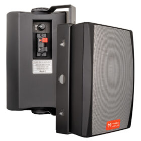 MAGICVOICE MV-24 13 CM 50 WATT 2Lİ TAKIM SİYAH TRAFOLU SÜTUN HOPARLÖR (K0)