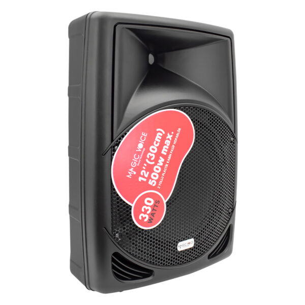 MAGICVOICE MV-3412 30 CM 500 W 12 PLASTİK KABİN PASİF HOPARLÖR (KÖPÜKSÜZ GÖNDERİLMESİN) (K0)