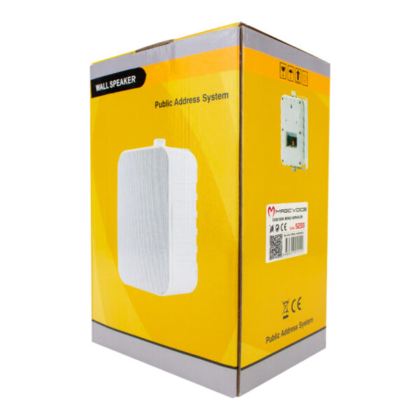 MAGICVOICE MV-3180 10 CM 20 WATT BEYAZ-SÜTUN HOPARLÖR TEKLİ  TRAFOSUZ (K0) - Görsel 3
