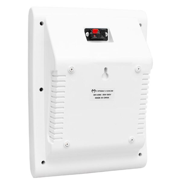 MAGICVOICE MV-4314 16 CM 15 WATT 100V BEYAZ SÜTUN HOPARLÖR TRAFOLU (K0) - Görsel 3