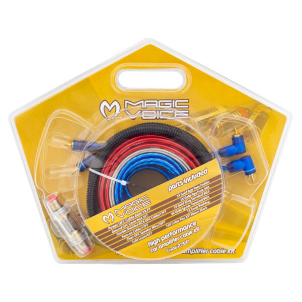 MAGICVOICE MG-2760 8 GA OTO ANFİ KABLO SETİ (K0) - Görsel 3