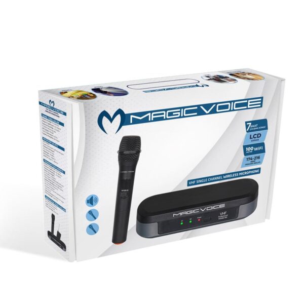 MAGICVOICE MV-3811 VHF EL TİPİ TELSİZ MİKROFON (K0) - Görsel 3