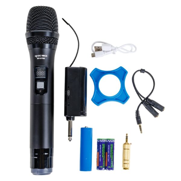 MAGICVOICE MV-21760 UHF EKRANLI KABLOSUZ EL TELSİZ MİKROFON (K0) - Görsel 3