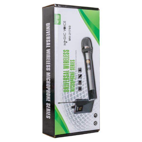 MAGICVOICE MV-21760 UHF EKRANLI KABLOSUZ EL TELSİZ MİKROFON (K0) - Görsel 4