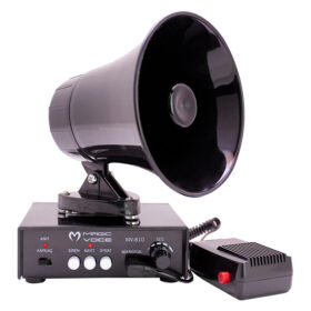 MAGICVOICE MV-800 KAYIT SİREN MİNİ PAZARCI ANFİ SETİ MIKNATISLI  (ANFİ+HOPARLÖR+MİKROFON) (K0)