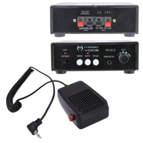 MAGICVOICE MV-810 MİNİ KAYIT SİREN MIKNATISLI 3.5MM MİKROFON GİRİŞLİ PAZARCI ANFİ (K0)