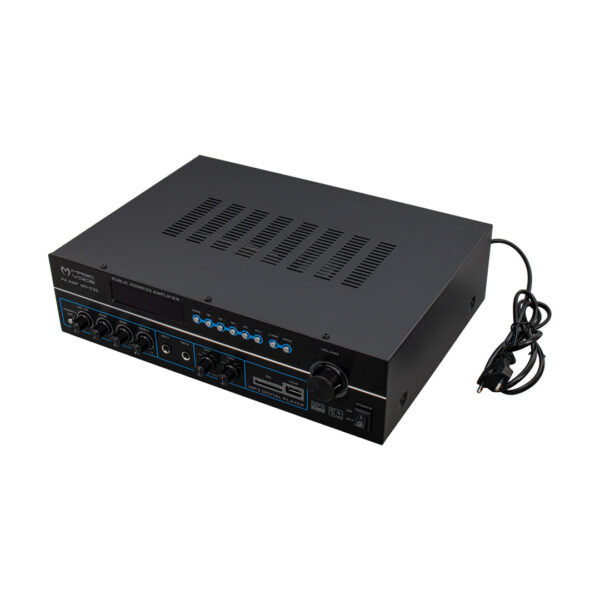 MAGICVOICE MV-530 120 WATT USB/SD/UK BLUETOOH 3 MİK GİRİŞLİ 2 BÖLGELİ HAT TRAFOLU ANFİ (K0) - Görsel 3