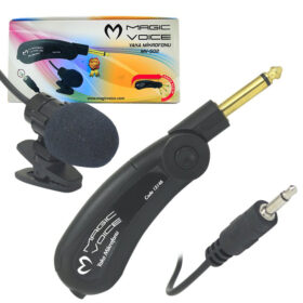 MAGICVOICE MV-502 GOLD KABLOLU YAKA MİKROFONU * TUNMIC MM-502 (K0)