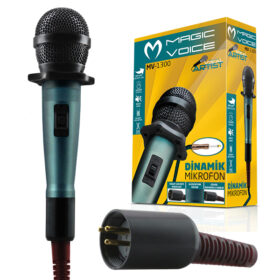 MAGICVOICE MV-1300 KABLOLU DİNAMİK EL MİKROFONU (K0)