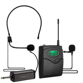MAGICVOICE MV-1303Y UHF 1 YAKA + 1 HEADSET KABLOSUZ TELSİZ MİKROFON (K0)