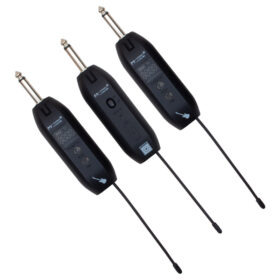 MAGICVOICE MV-19591 UHFGİTAR TİP KABLOSUZ MİKROFON ÜÇLÜ SET (K0)