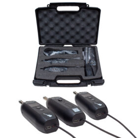 MAGICVOICE MV-19591 UHFGİTAR TİP KABLOSUZ MİKROFON ÜÇLÜ SET (K0)