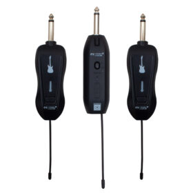 MAGICVOICE MV-19592 UHF GİTAR TİP KABLOSUZ MİKROFON ÜÇLÜ SET (K0)