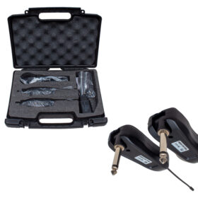 MAGICVOICE MV-19592 UHF GİTAR TİP KABLOSUZ MİKROFON ÜÇLÜ SET (K0)