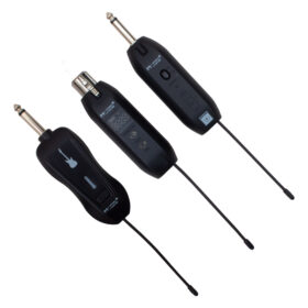 MAGICVOICE MV-19595 UHF GİTAR TİP KABLOSUZ MİKROFON ÜÇLÜ SET(RECEVER XRL) (K0)