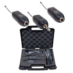 MAGICVOICE MV-19596  UHF ENSTRÜMAN TİP KABLOSUZ MİKROFON ÜÇLÜ SET(KÜRSÜ-YAKA MİK Lİ)XRL Lİ (K0)