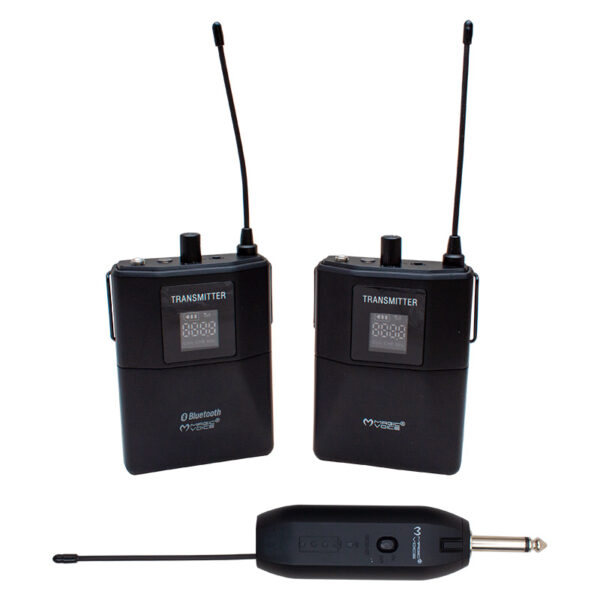 MAGICVOICE MV-19597 UHF KABLOSUZ YAKA MİKROFON ÜÇLÜ SET (K0)