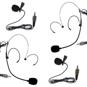 MAGICVOICE MV-19597 UHF KABLOSUZ YAKA MİKROFON ÜÇLÜ SET (K0)