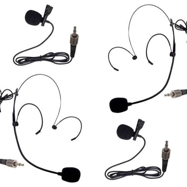 MAGICVOICE MV-19597 UHF KABLOSUZ YAKA MİKROFON ÜÇLÜ SET (K0) - Görsel 2