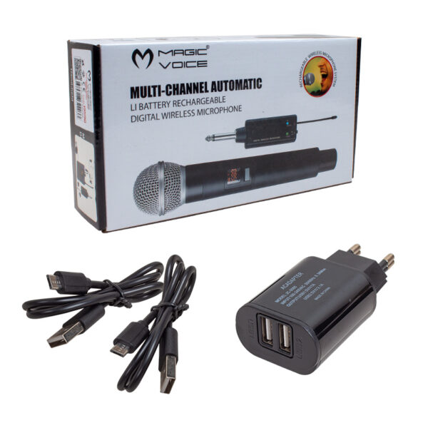 MAGICVOICE MV-19599 UHF KABLOSUZ YAKA MİKROFON (K0) - Görsel 3