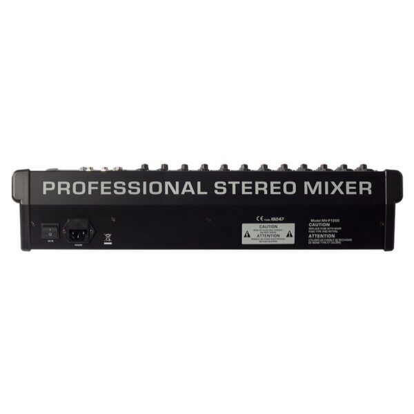 MAGICVOICE MV-P1200 12 CH-USB/BT DECK MİXER ANFİ (K0) - Görsel 2