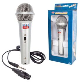 MAGICVOICE MV-4676 DİNAMİK GRİ KABLOLU EL MİKROFONU (K0)