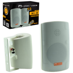 MAGICVOICE MV-38 11 CM 50 W BEYAZ SÜTUN HOP 2Lİ TAKIM TRAFOLU (K0)