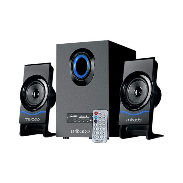 MIKADO MD-1700BT 2+1 SIYAH USB+SD+FM DESTEKLI UKLI MULTIMEDIA BLUETOOTH SPEAKER (K0)