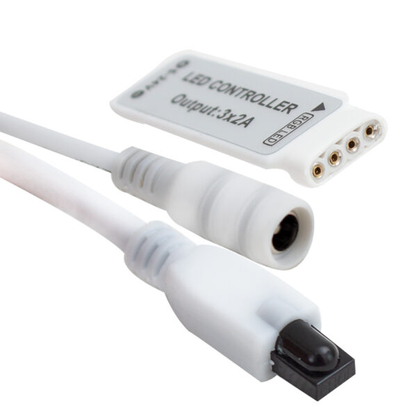 MİNİ 24 TUŞLU 5 VOLT - 12 VOLT - 24 VOLT - 3.2 AMPER KUMANDALI RGB LED KONTROL CİHAZI (K0) - Görsel 3
