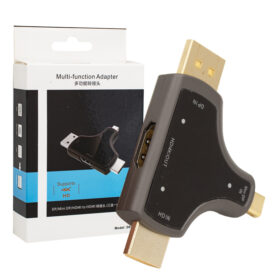 MINI DP+DP+HDMI TO HDMI 4K ÇEVİRİCİ (K0)