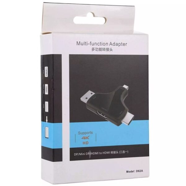 MINI DP+DP+HDMI TO HDMI 4K ÇEVİRİCİ (K0) - Görsel 3