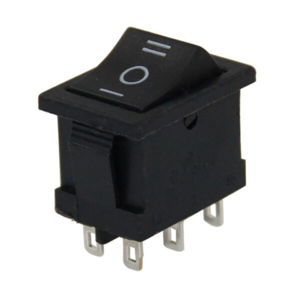 MİNİ IŞIKSIZ ANAHTAR 6P ON-OFF-ON 6P (IC-123-6) (K0)