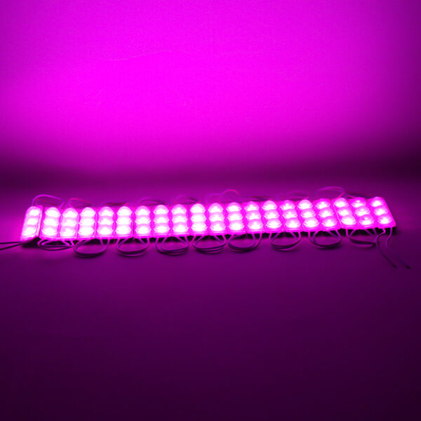 MODÜL LED 12V 1.5W PEMBE YANIP SÖNEN PARLAK TEK RENK 2835 69 X 16 MM IP65 160-180LM 160 DERECE (K0) - Görsel 2