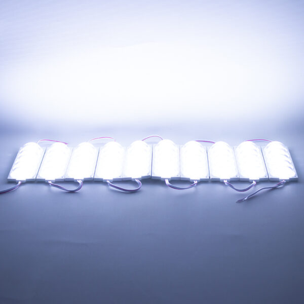 MODÜL LED 12V 4W SOĞUK BEYAZ 3030 10 X 53.8MM IP65 260-280LM 180 DERECE (K0) - Görsel 2