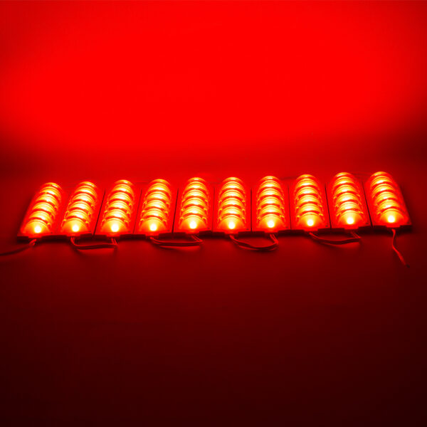 MODÜL LED 12V 4W KIRMIZI 3030 10 X 53.8MM IP65 260-280LM 180 DERECE (K0) - Görsel 2