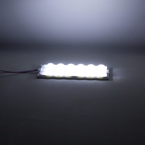 MODÜL LED 12V 6W SOĞUK BEYAZ 18 LEDLİ YANIP SÖNEN 2Lİ PAKET 13960-2835 (FLAŞÖR) (K0) - Görsel 2