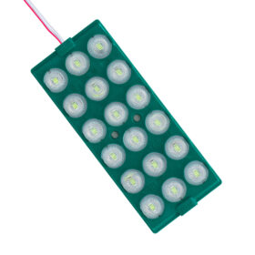 MODÜL LED 12V 6W YEŞİL 18 LEDLİ YANIP SÖNEN 2Lİ PAKET 13960-2835 (FLAŞÖR) (K0)