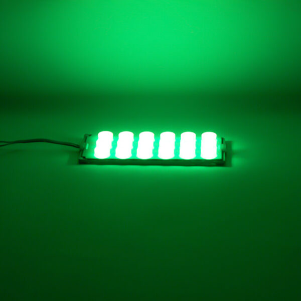 MODÜL LED 12V 6W YEŞİL 18 LEDLİ YANIP SÖNEN 2Lİ PAKET 13960-2835 (FLAŞÖR) (K0) - Görsel 2