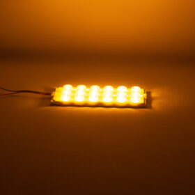 MODÜL LED 12V 6W SARI 18 LEDLİ YANIP SÖNEN 2Lİ PAKET 13960-2835 (FLAŞÖR) (K0)