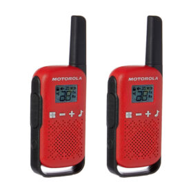 MOTOROLA TLKR-T42 4 KM MAVİ PMR EL TELSİZİ 2Lİ PAKET (ÜÇ AD İNCE PİL) (K0)