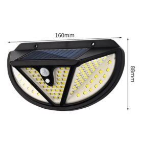 MX-118 118 SMD LEDLİ HAREKET SENSÖRLÜ ÜÇ MODLU SOLAR DUVAR LAMBASI (K0)
