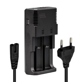 NARİTA HD-8863 18650-26650-16340-14500-AA-AAA 4.2V USB 600MA 2Lİ PİL ŞARJ CİHAZI (K0)