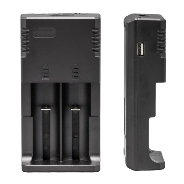 NARİTA HD-8863 18650-26650-16340-14500-AA-AAA 4.2V USB 600MA 2Lİ PİL ŞARJ CİHAZI (K0) - Görsel 2