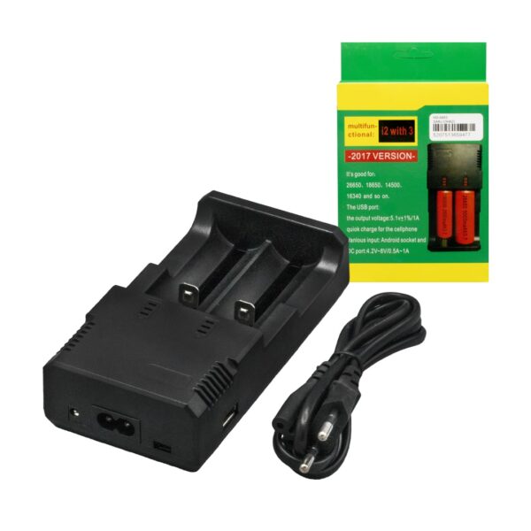 NARİTA HD-8863 18650-26650-16340-14500-AA-AAA 4.2V USB 600MA 2Lİ PİL ŞARJ CİHAZI (K0) - Görsel 3