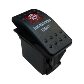 NAVİGASYON LAMBASI IŞIKLI 3P ON-OFF 12-24V MARIN SWITCH (IC-134M-S1) (K0)