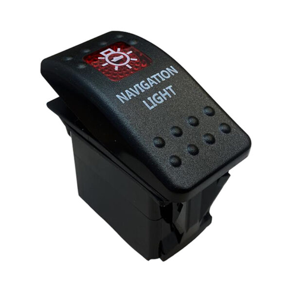 NAVİGASYON LAMBASI IŞIKLI 3P ON-OFF 12-24V MARIN SWITCH (IC-134M-S1) (K0)