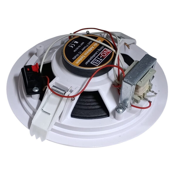 NO-TEL NOT TH 5CTW 5 13 CM 10 WATT BEYAZ ALÇIPAN TRAFOLU HOPARLÖR (K0) - Görsel 2