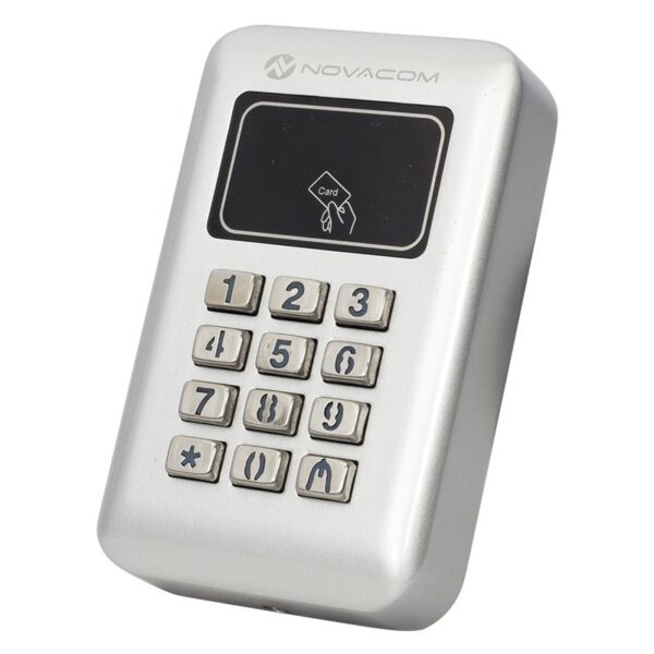 NOVACOM NC-MS03WP METAL ŞİFREMATİK OKUYUCU SU GEÇİRMEZ (PİN+PROX) (K0)