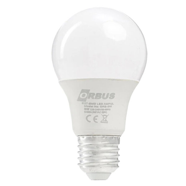 ORBUS ORB-9W E27 9 WATT 800 LÜMEN BEYAZ LED AMPÜL (K0) - Görsel 2